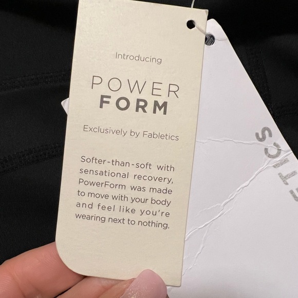 Brand new with tags. Fabletics black leggings, super soft, 30” inseam. - Picture 3 of 5